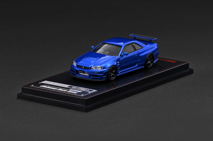 Ignition Model 1:64 Nissan Skyline GT-R (BNR34) NISMO Customized
Blue Metallic