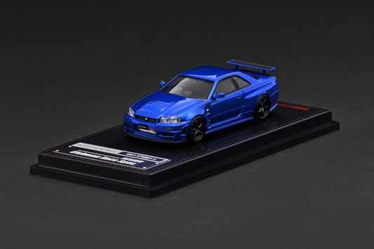 Ignition Model 1:64 Nissan Skyline GT-R (BNR34) NISMO Customized
Blue Metallic