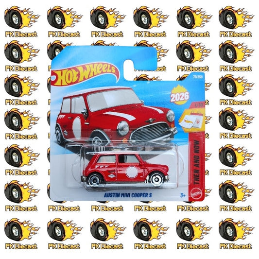 Hot Wheels 1:64 Austin Mini Cooper S Then and Now 71/250 Short Card