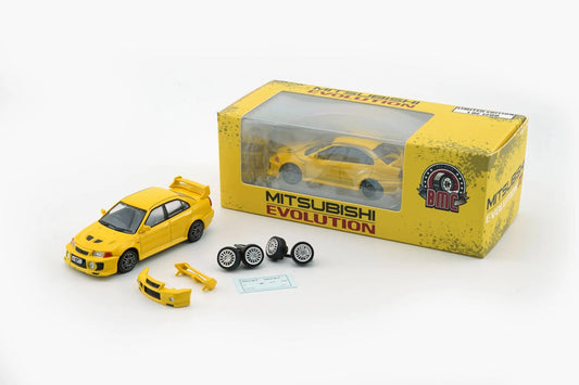 BM Creations 1:64 Mitsubishi Lancer EVO VI (RHD) in Yellow