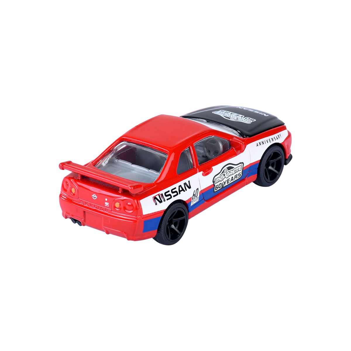 Majorette 1:64 Nissan Skyline GTR-R34 60th Anniversary 2024 Deluxe