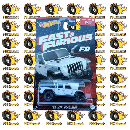 Hot Wheels 1:64 Fast & Furious F9 Series 1 '20 Jeep Gladiator 9/10 *Damaged*