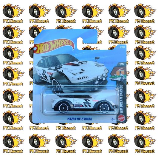 Hot Wheels 1:64 Mainline Mazda MX-5 Miata 1/250 HW Dream Garage Short Card