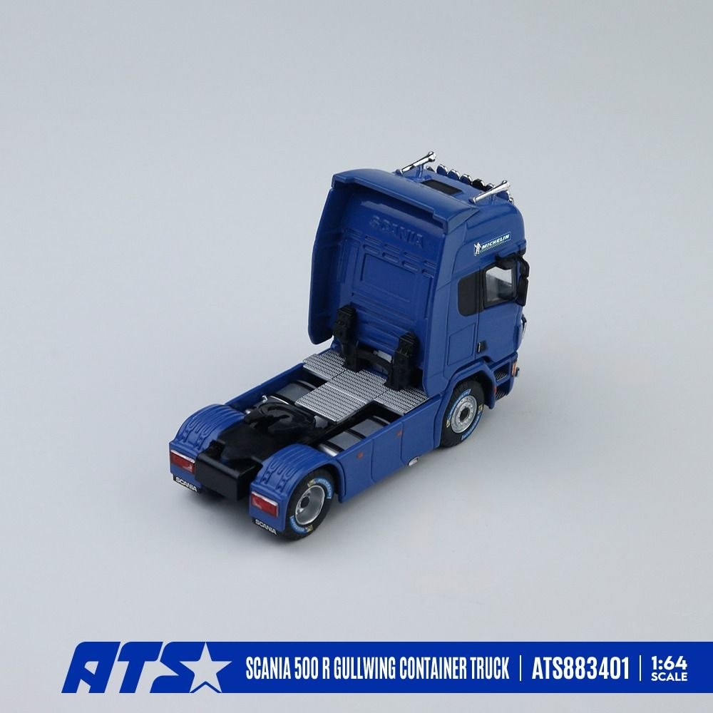 ATS 1:64 Diecast Model Scania 500 R Gullwing Container Truck
Michelin Livery (ATS883401)