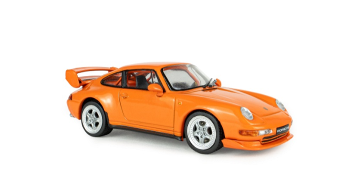 Solido 1:43 1995 Porsche 911 (993) RS Clubsport Orange
