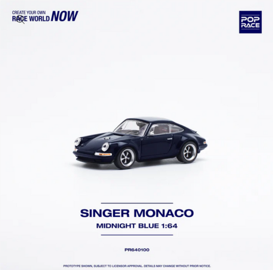 Pop Race 1:64 Singer Porsche Monaco Midnight Blue PR640100