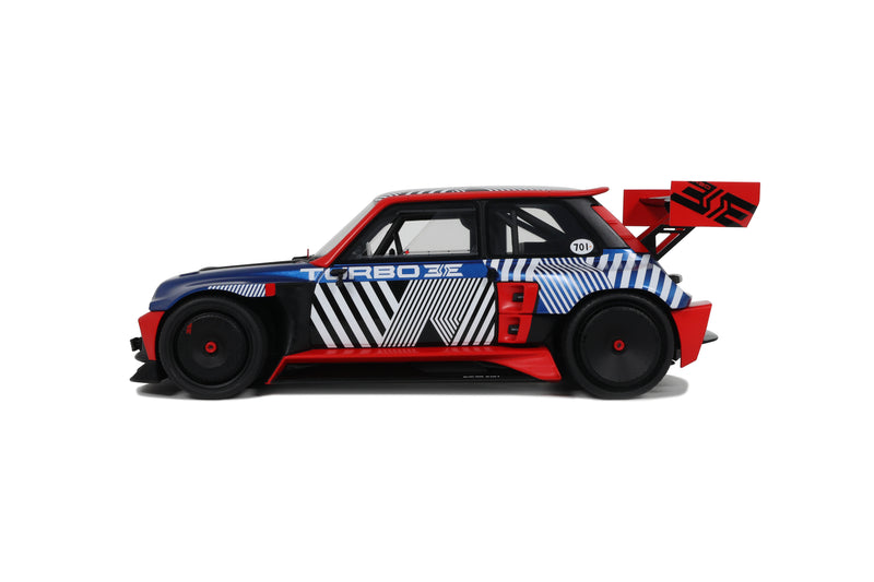 Ottomobile 1:18 2023 Renault 5 Turbo 3E E-Tech - Metal Blue - OT1175 Resin