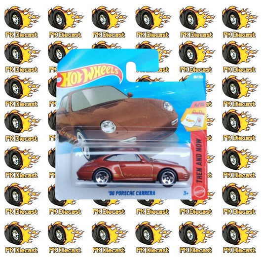 Hot Wheels 1:64 Mainline '96 Porsche Carrera Then and Now 98/250 Short Card *Damaged Card*