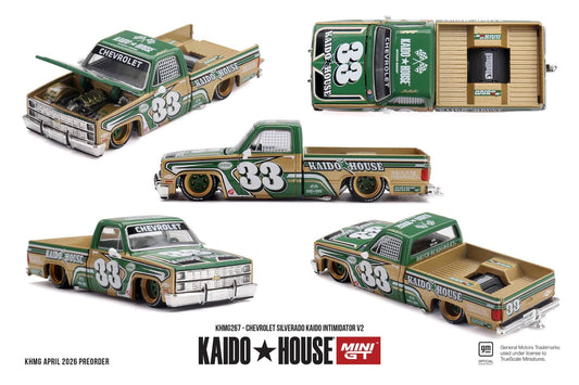 Kaido House x Mini GT 1:64 Chevrolet Silverado Kaido Intimidater V2 #267