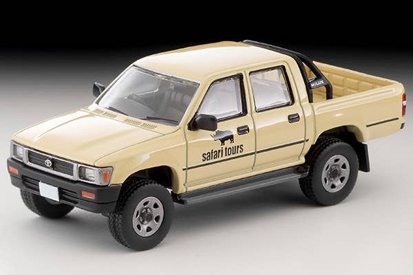 Tomica Limited Vintage 1:64 Kaiyodo x Tomica Limited Vintage Diocolle 64 #carsnap 29a Safari 2 (Toyota Hilux 4WD Pickup Double Cab Included)