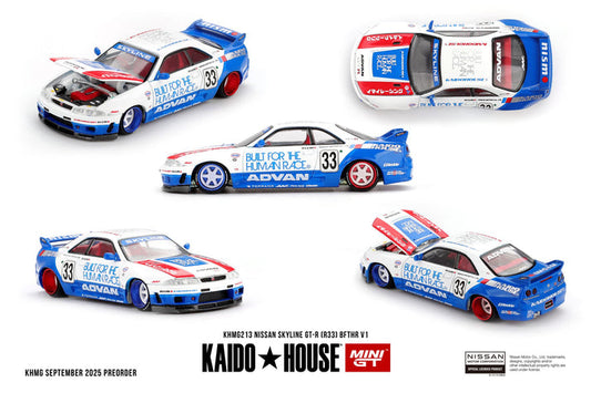 Kaido House x Mini GT 1:64 Nissan Skyline GT-R (R33) BFTHR V1 #213