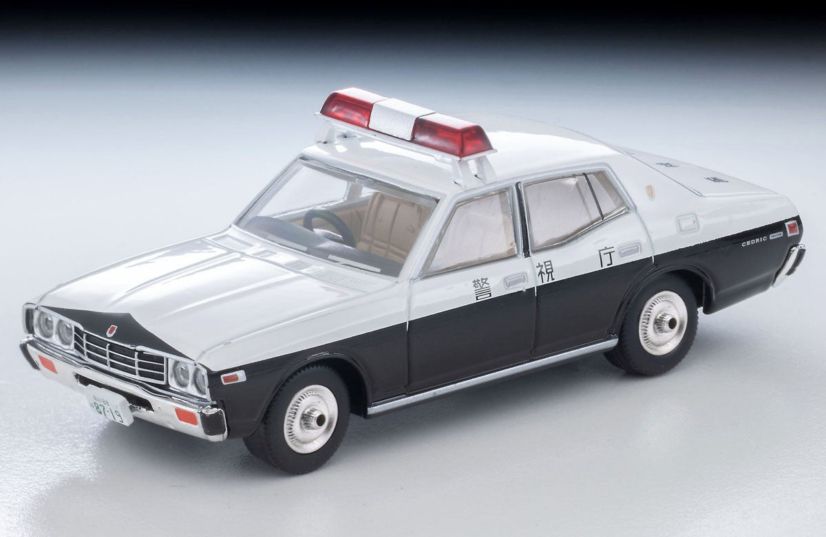 Tomica Limited Vintage 1:64 Nissan Cedric 2000DX Patrol Car White/Black