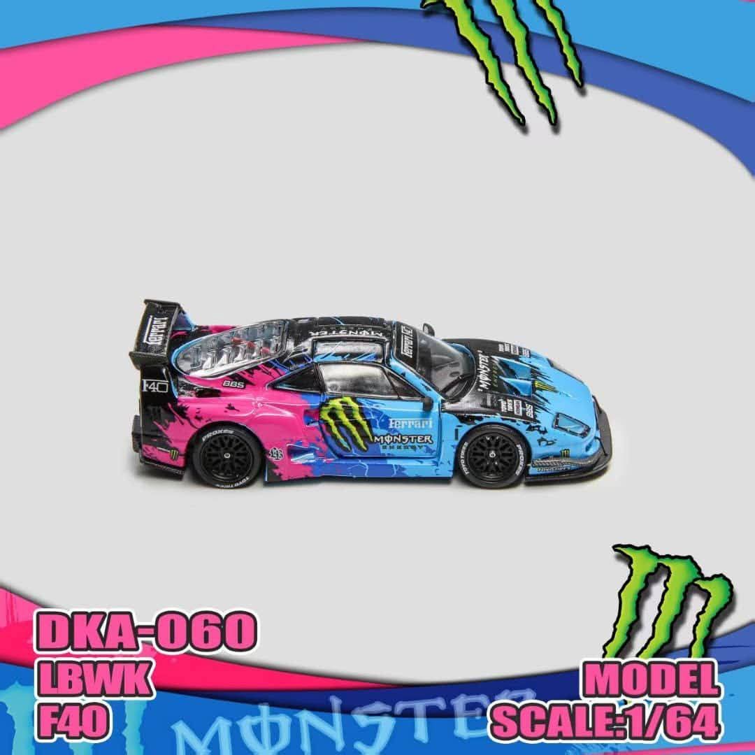Demon King Auto 1:64 LBWK F40 Monster Livery DKA-060