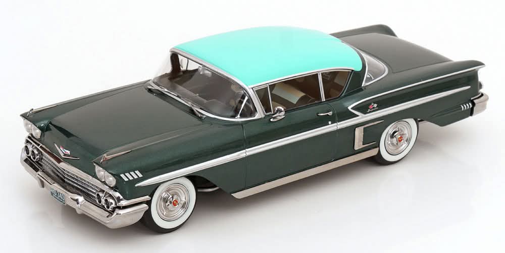 KK Scale 1:18 1958 Chevrolet Bel Air Impala Coupe *4 Colour Variations*