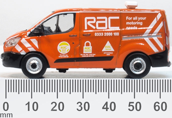 Oxford Diecast 1:76 Ford Transit Custom RAC Van