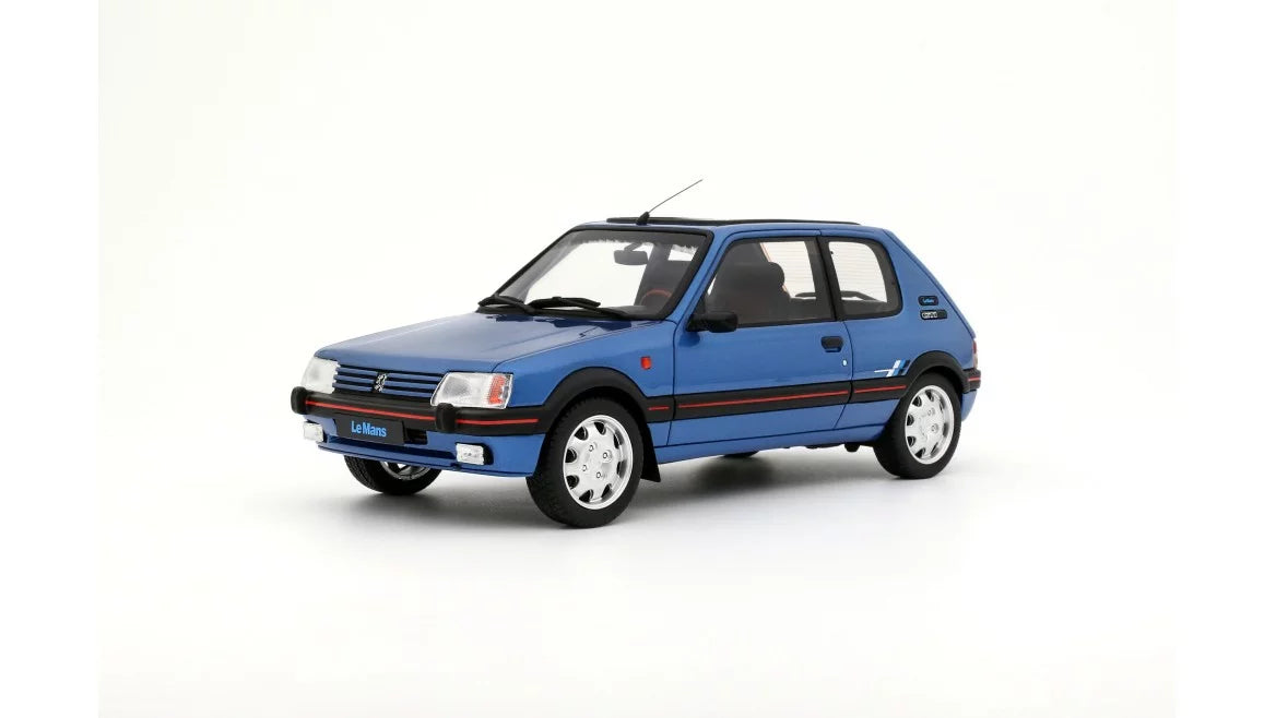 Ottomobile 1:18 1991 Peugeot 205 1.9 GTI Le Mans Miami Blue 0T1153