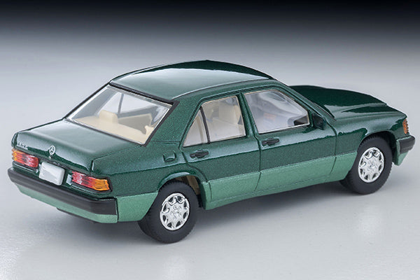 Tomica Limited Vintage 1:64 1992 Mercedes-Benz 190E Green