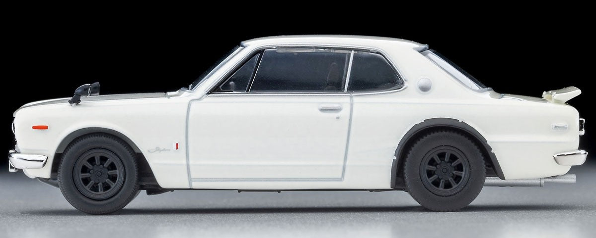 Tomica Limited Vintage 1:64 1972 Nissan Skyline Hardtop 2000GT-R RS Watanabe Wheel Equipped White
