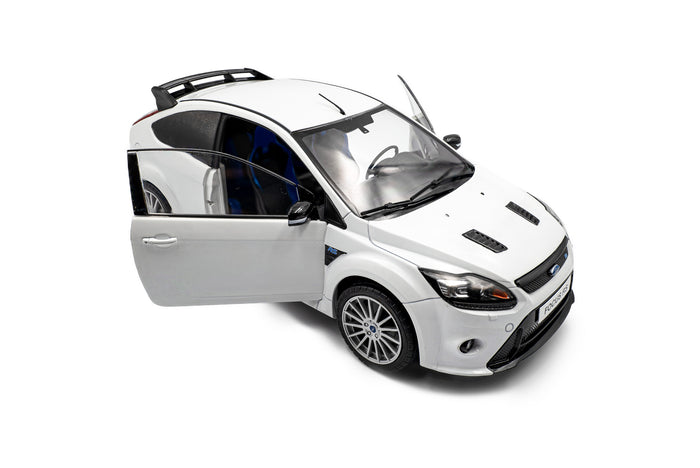 Solido 1:18 2009 Ford Focus RS Mk2 Frozen White Metallic *DAMAGED BLISTER*