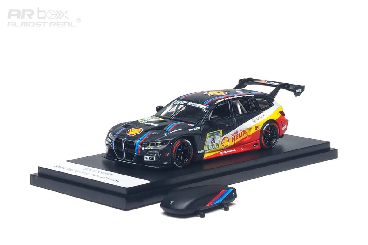 AR Box Almost Real 1:64 BMW G81 M3 Touring Nurburgring 24hrs Schubert Motorsport(GER) #81 Livery (630013001) *New Tooling*