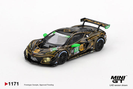 Mini GT 1:64 Chevrolet Corvette Z06 GT3.R #13 AWA 2025 IMSA Daytona 24 Hrs #1171