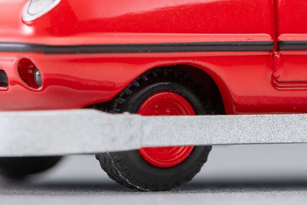 Tomica Limited Vintage 1:64 Kodomo No Kuni x TLV Datsun Baby #100 Restored Car with Figure Red