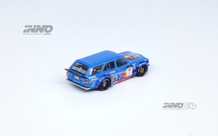 Inno64 MAD MIKE 1976 MAZDA RX3 Station Wagon D1GP Series 2024 RX3P-D1GP24