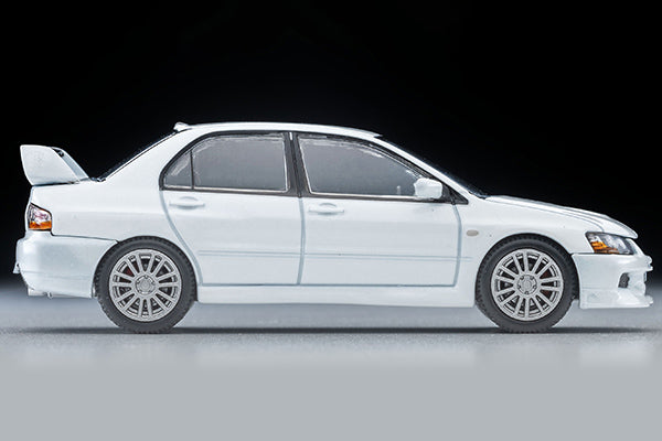 Tomica Limited Vintage 1:64 Mitsubishi Lancer GSR Evolution IX MR Pearl White 2006 Model