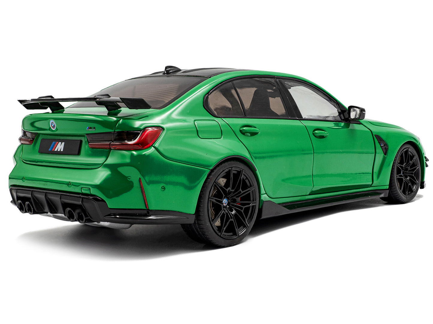 Solido 1:18 2024 BMW M3 Competition Signal Green with Carbon Roof