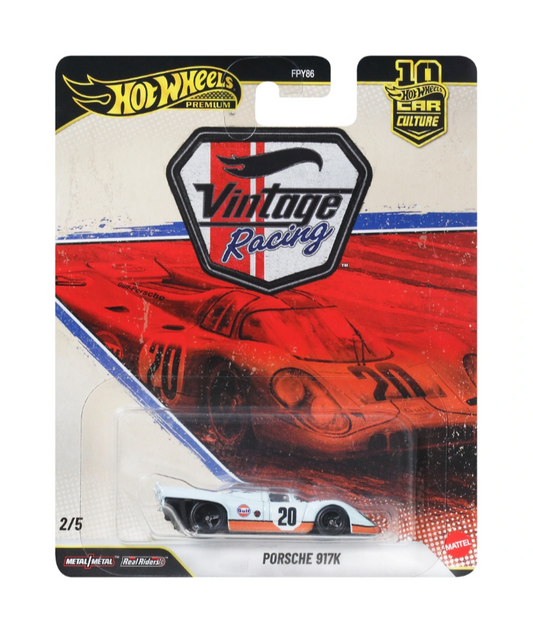 Hot Wheels 2026 1:64 Premium Porsche 917K Car Culture Vintage Racing 2/5