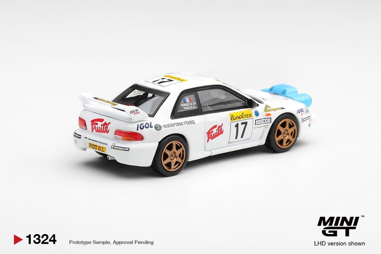 Mini GT 1:64 Subaru Impreza WRC98 #17 1999 Rally Monte-Carlo (LHD) #1324