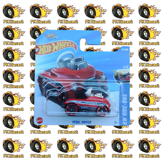 Hot Wheels 1:64 Mainline Pedal Driver 95/250 HW RIDE-ONS Short Card