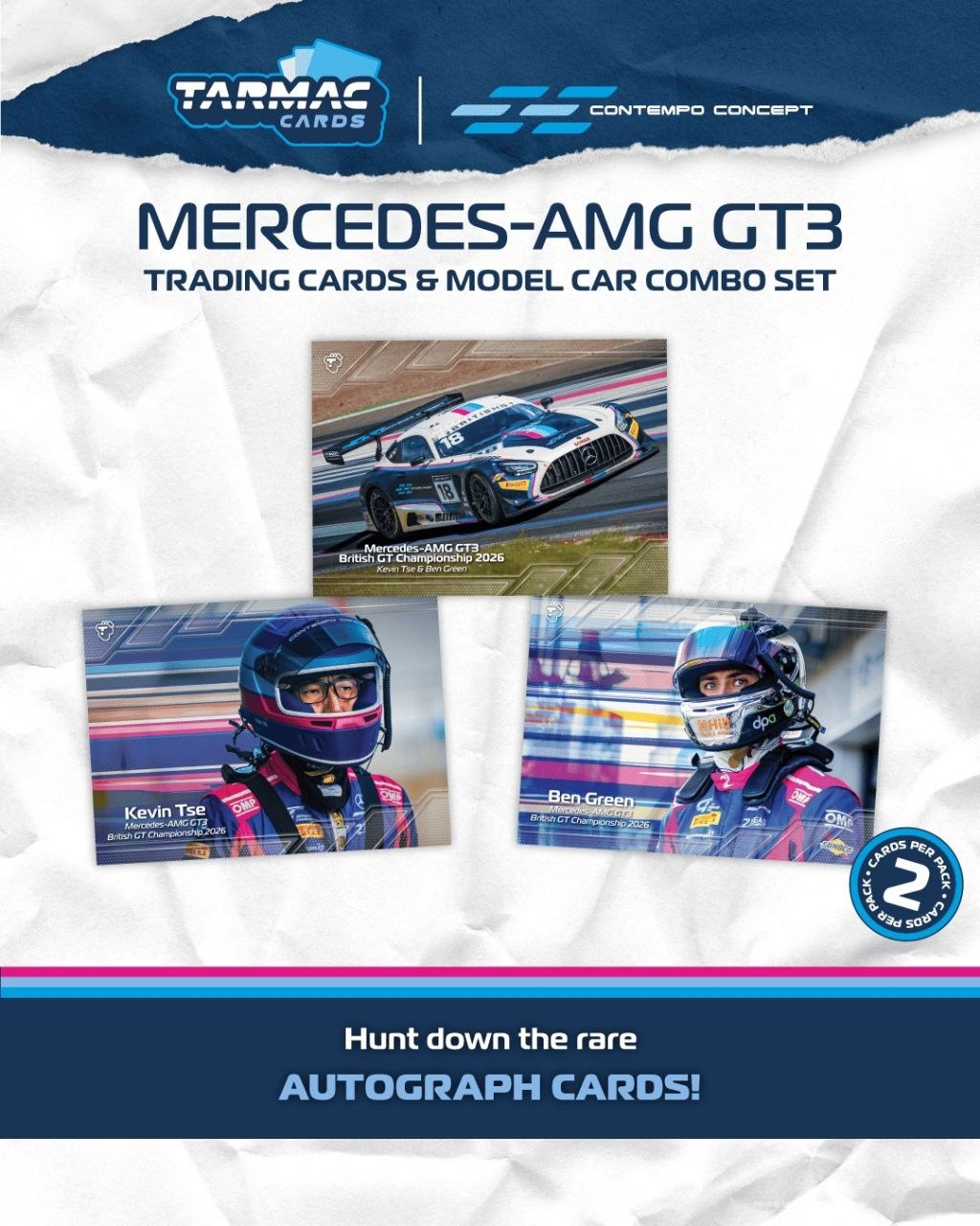 Tarmac Works 1:64 Mercedes-AMG GT3 British GT Championship 2026 Kevin Tse/Ben Green