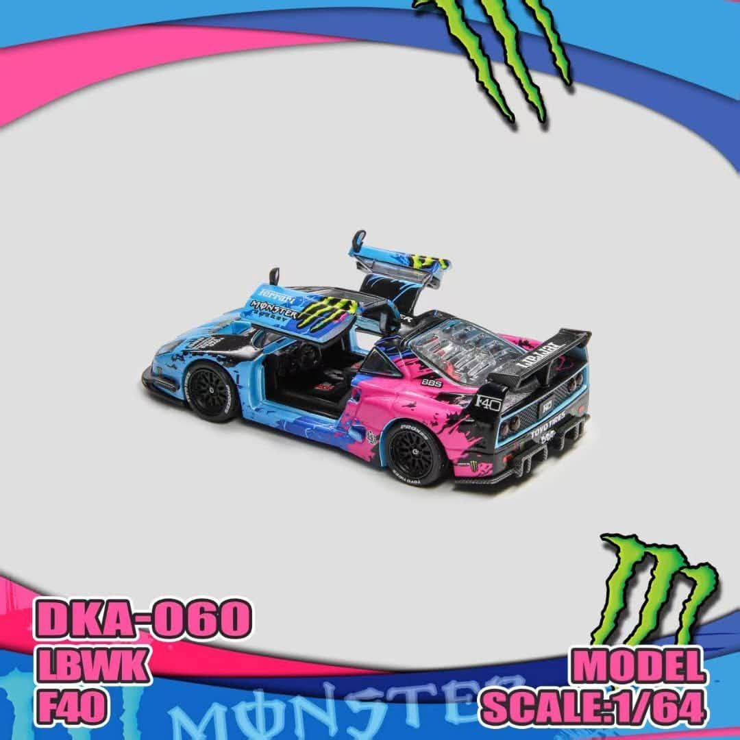 Demon King Auto 1:64 LBWK F40 Monster Livery DKA-060