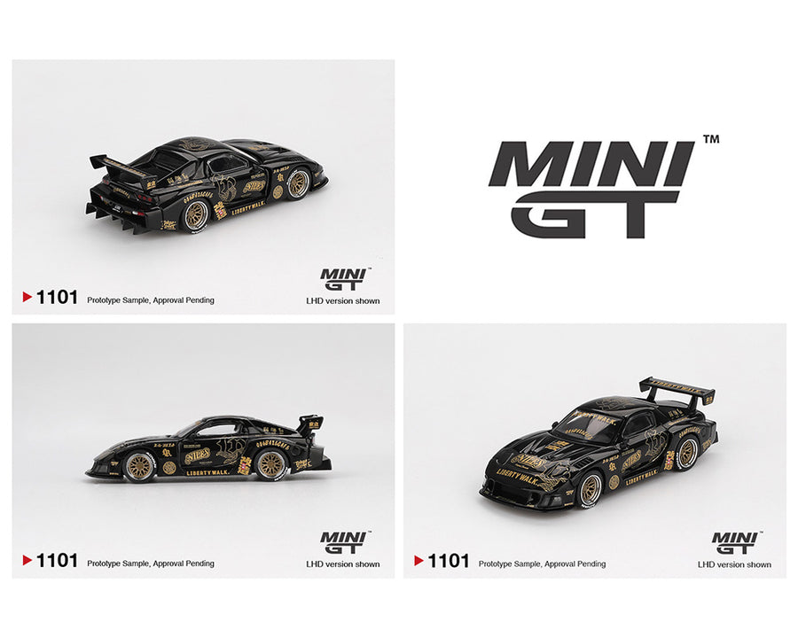 Mini GT 1:64 Mazda RX-7 LB-Super Silhouette FD-NILES – Black #1101 *Blister Packaging*