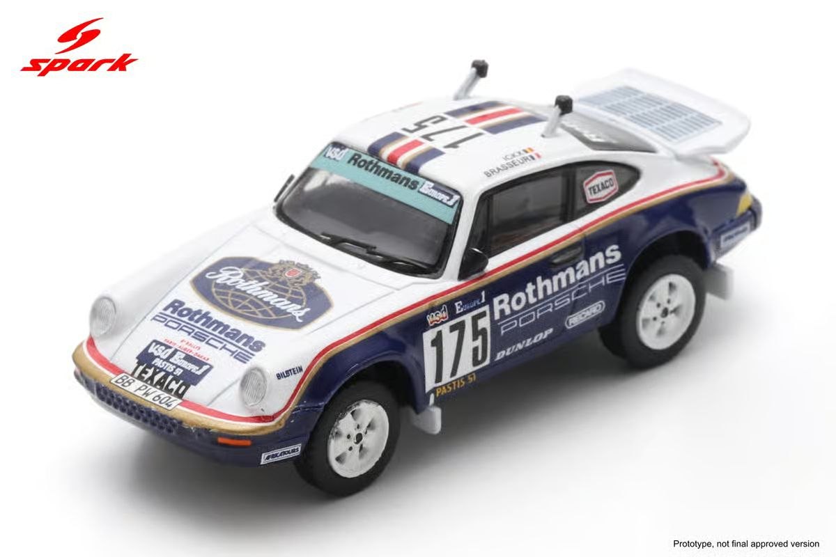 Spark Models 1:64 Porsche 953 No.175 Paris-Dakar Rally 1984 
J. Ickx - C. Brasseur