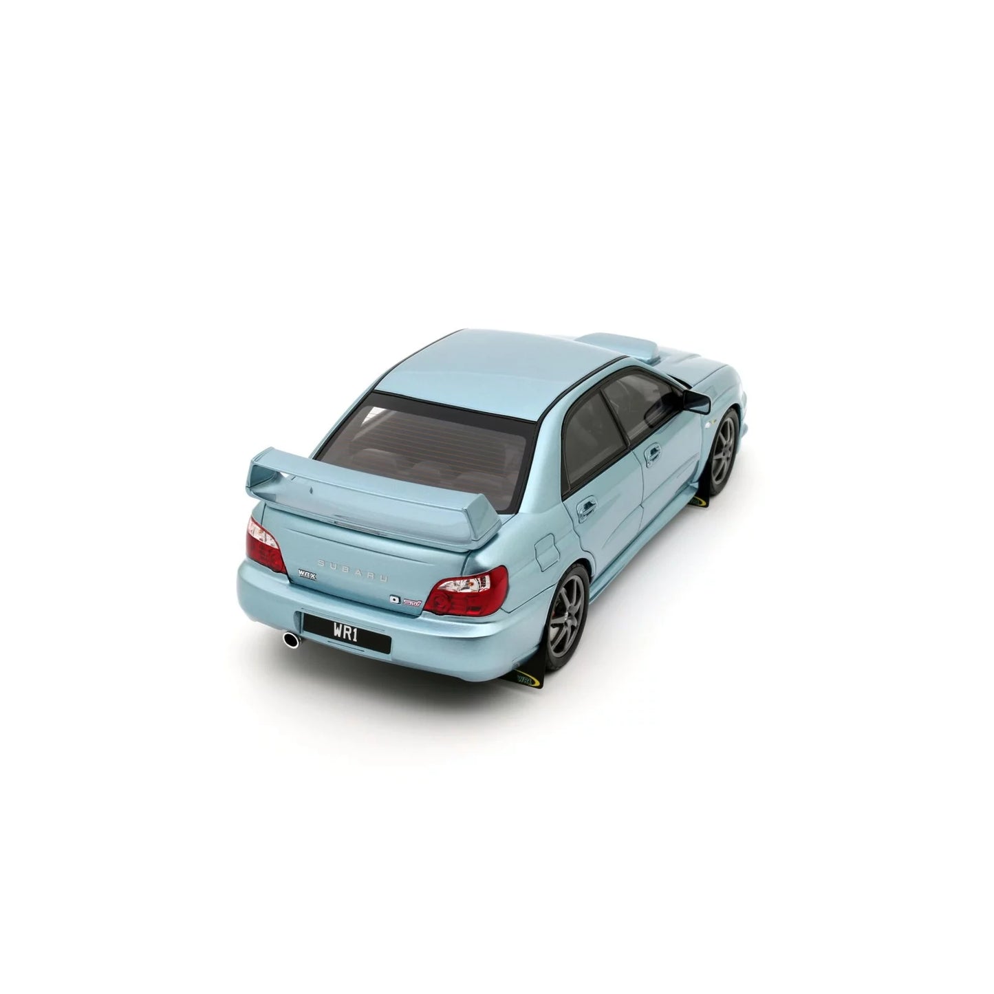 Ottomobile 1:18 Subaru Impreza WRX Sti WR1 P.Solberg Edition Ice Blue Metallic 2003