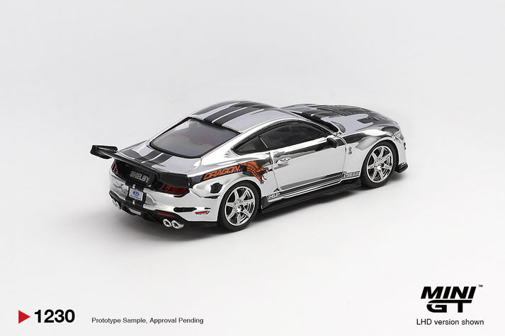 Mini GT 1:64 2020 Shelby GT500 Dragon Snake Concept Chrome Silver (LHD) #1230