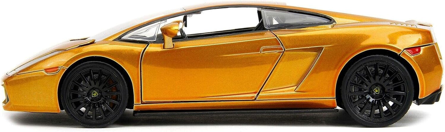 Jada Toys 1:24 Fast & Furious Roman's Lamborghini Gallardo Gold