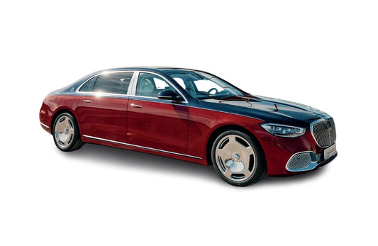 Norev 1:18 2021 Mercedes-Maybach S 680 4MATIC Nautical Blue/Patagonia Red