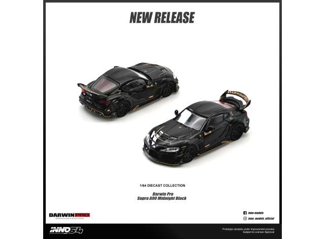 Inno64 Toyota Supra A90 *DarwinPRO* Midnight Black