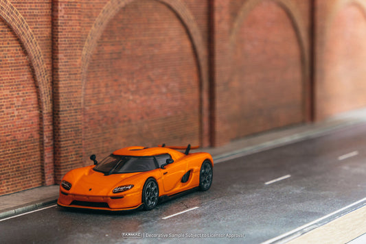 Tarmac Works 1:64 Koenigsegg CC850 Orange Blister Packaging