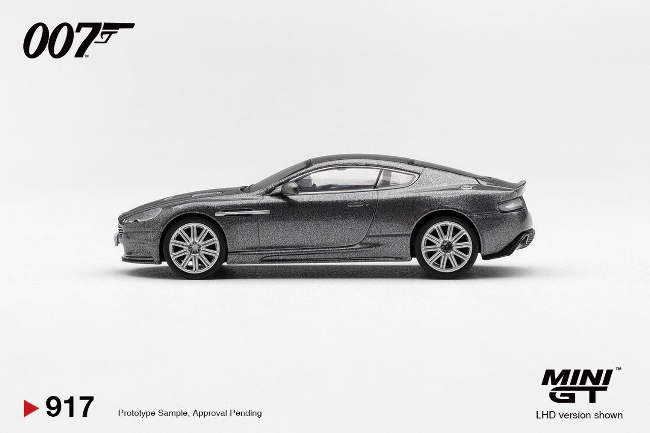 Mini GT 1:64 James Bond 2006 Aston Martin DBS *Casino Royale* Blister Packaging Grey