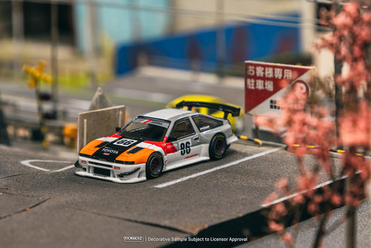 Tarmac Works 1:64 Toyota Sprinter Trueno AE86 Widebody TRD - GLOBAL64