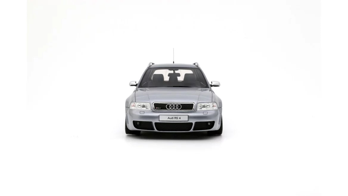 Ottomobile 1:18 Audi RS 4 (B5) Avant "stanced" Avus Silver 2025 *Resin Series* OT1396