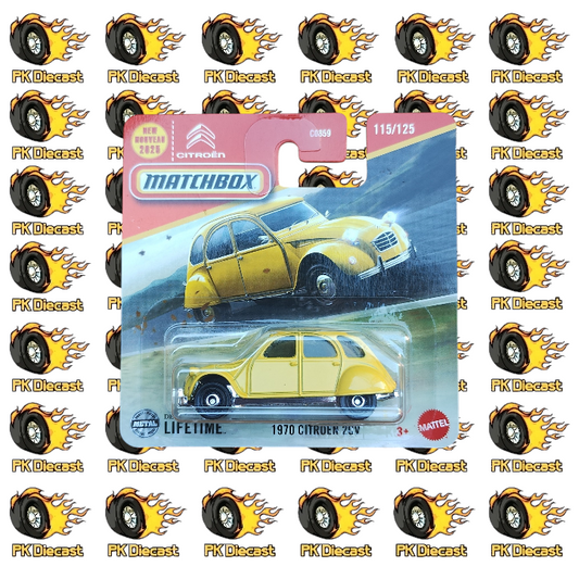 Matchbox 1:64 Mainline 1970 Citroen 2CV 115/125 Short Card