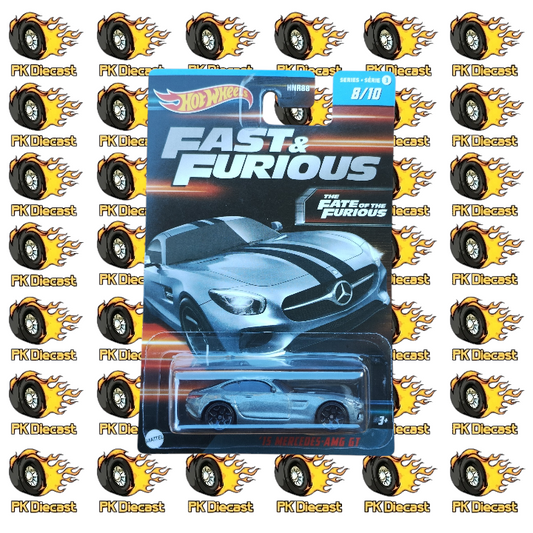 Hot Wheels 1:64 Fast & Furious Series 3 The Fate of the Furious '15 Mercedes AMG GT 8/10