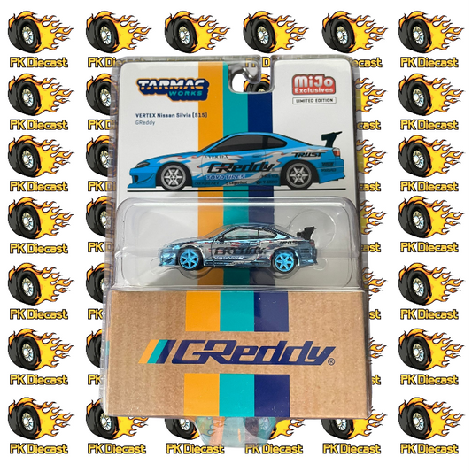 Tarmac Works 1:64 Nissan Silvia (S15) Vertex GReddy Special Edition CHASE