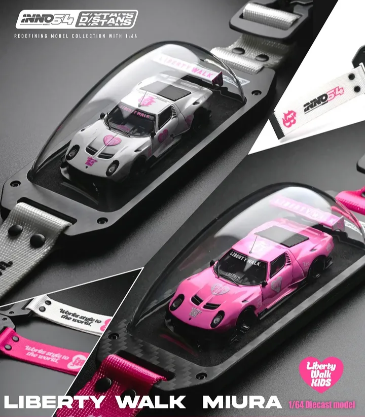 Inno64 LB-Silhouette WORKS Miura GT White/Pink