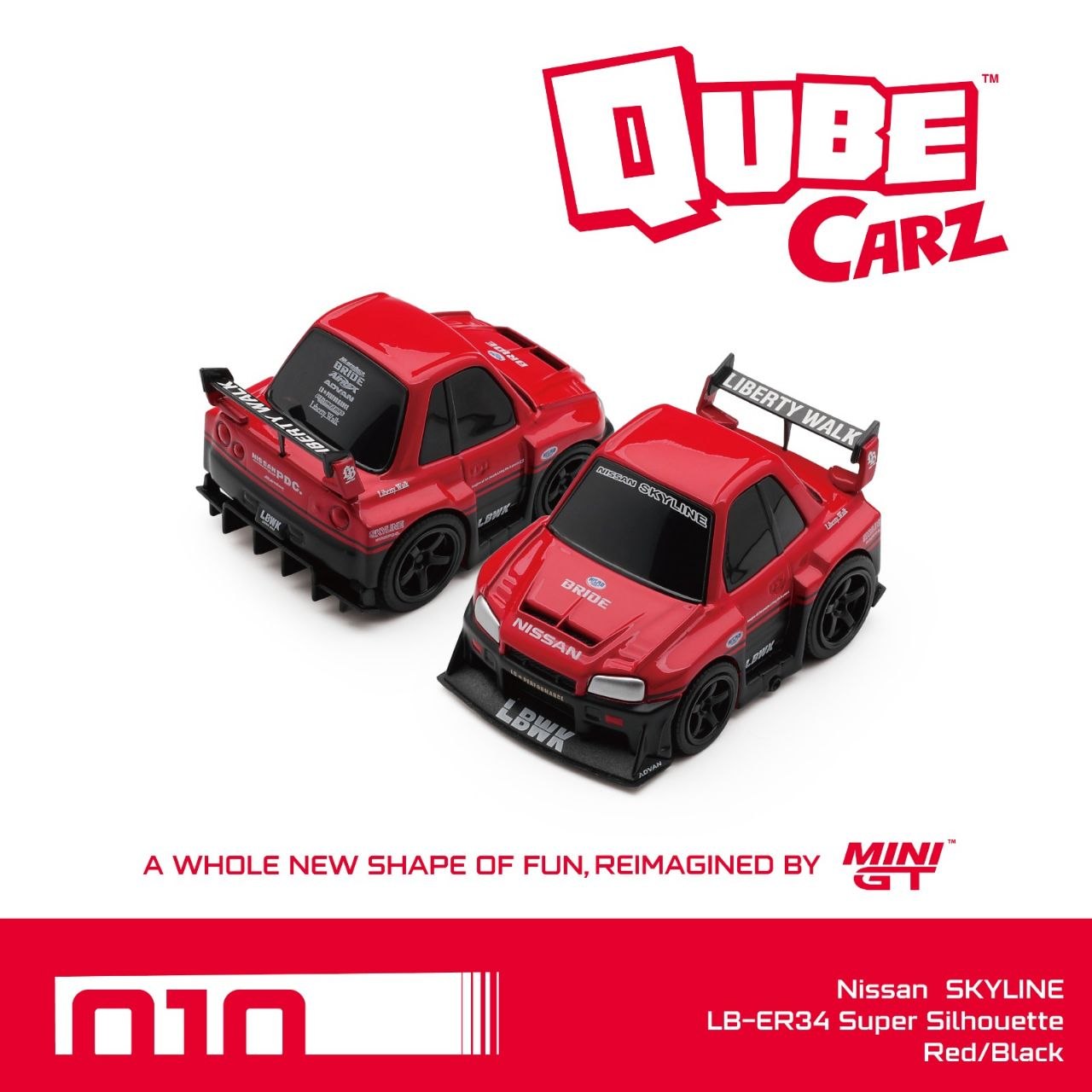 Mini GT 1:64 2026 Qube Carz Full Set of 6
